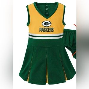 Green Bay Packers cheerleading outfit, 18 months